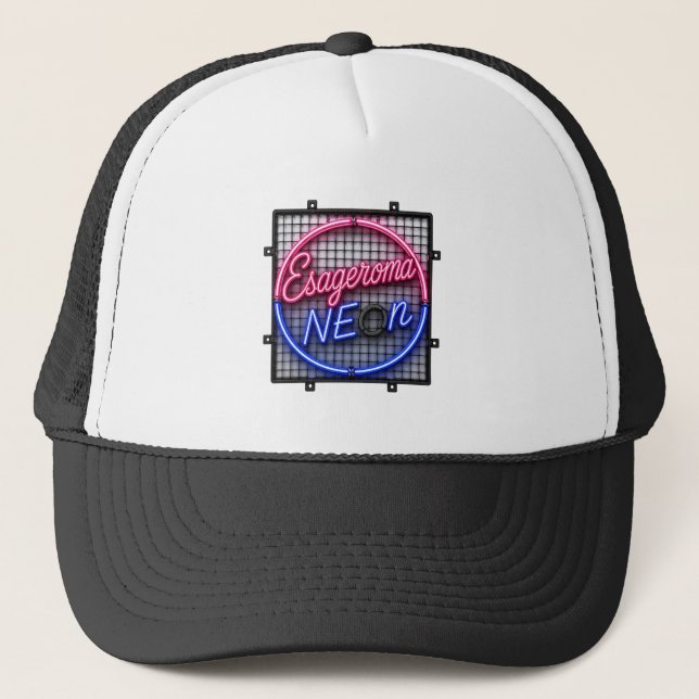 Casquette Esageroma Neon - Conception Rétro Synthwave des An (Devant)