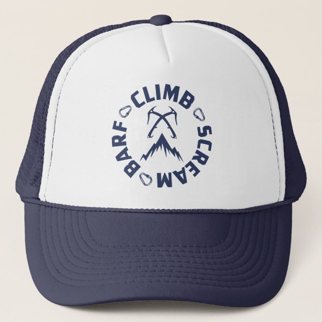 Casquette Escalade de Glace Hurlement et Vomissement (Devant)