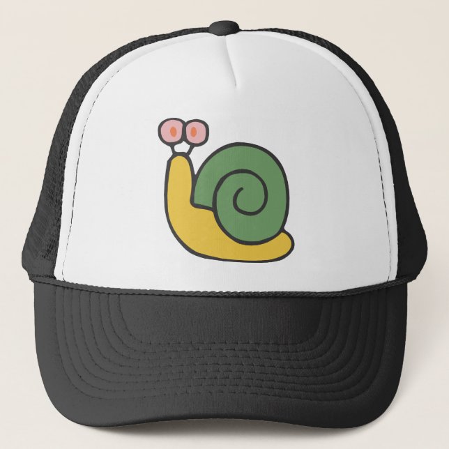 Casquette Escargot idiot (Devant)