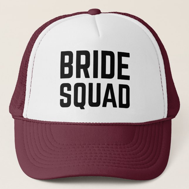 Casquette Escouade de la mariée (Devant)