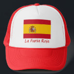 Casquette Espagne "La Furia Roja"<br><div class="desc">La Furia Roja, ou La Furie Rouge, est le surnom de l'équipe nationale espagnole de football. La Furia Roja est sans doute la meilleure partie nationale du monde actuellement.</div>