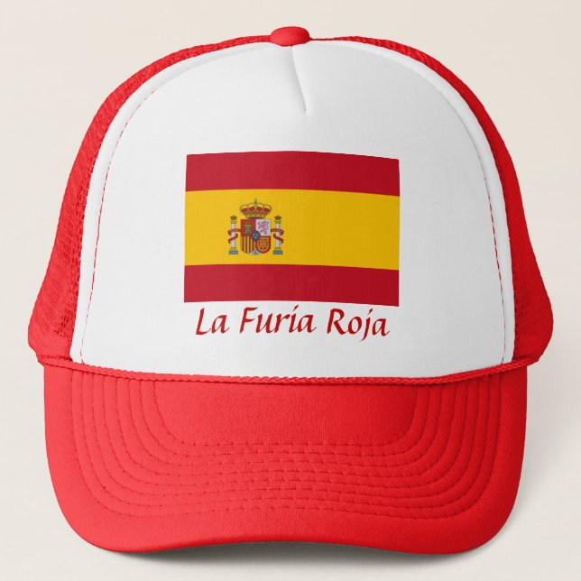 Casquette Espagne "La Furia Roja" (Devant)