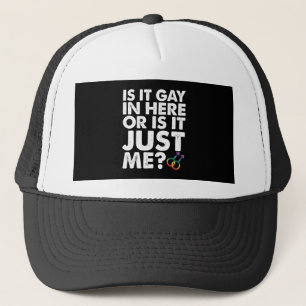 Casquette Est-ce gay ici ou est-ce juste moi Fierté LGBT