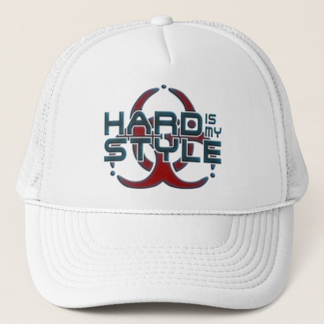 Casquette Est dur ma musique de hardstyle du style 3D | (Devant)