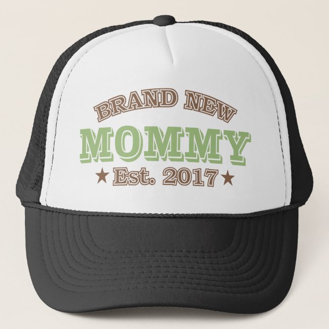 Casquette Est tout neuf de maman. 2017 (vert) (Devant)