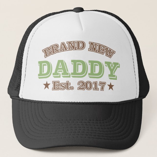 Casquette Est tout neuf de papa. 2017 (vert) (Devant)
