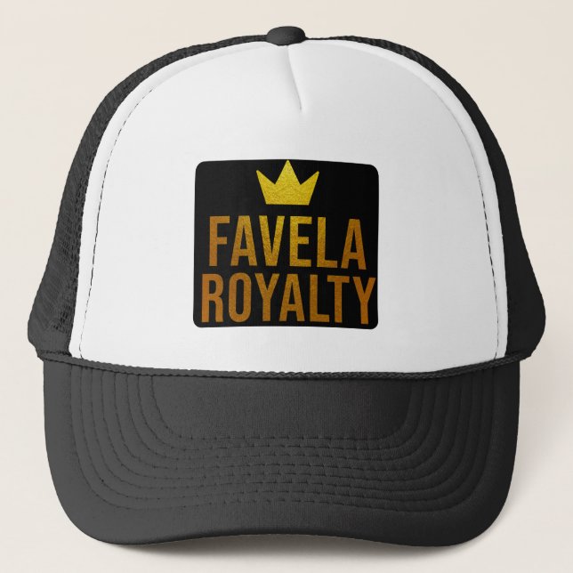 Casquette Estampa Hip Hop - Favela Royalty - Bone (Devant)