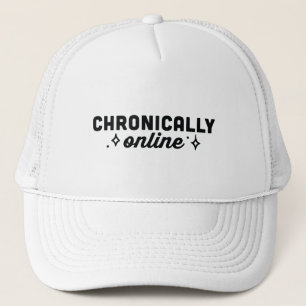 Casquette esthétique de fille chroniquement en ligne