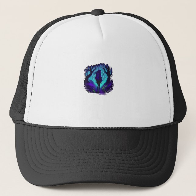 Casquette Esthétique Fey Gothique Emo Goblincore  Graphisme  (Devant)