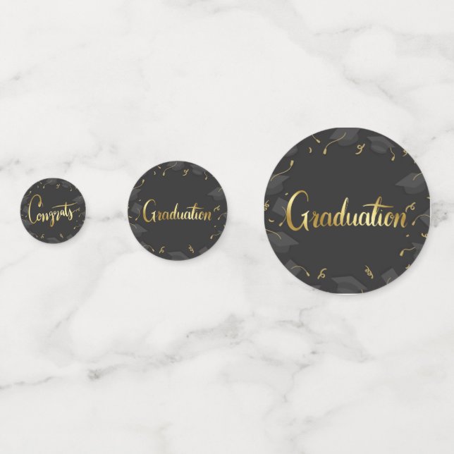 Casquette et Confettis Félicitations de fin d'étud (Devant)