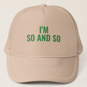 Casquette Et le chapeau de camionneur,