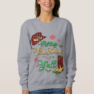 Casquette et Sweatshirt de bottes de Noël