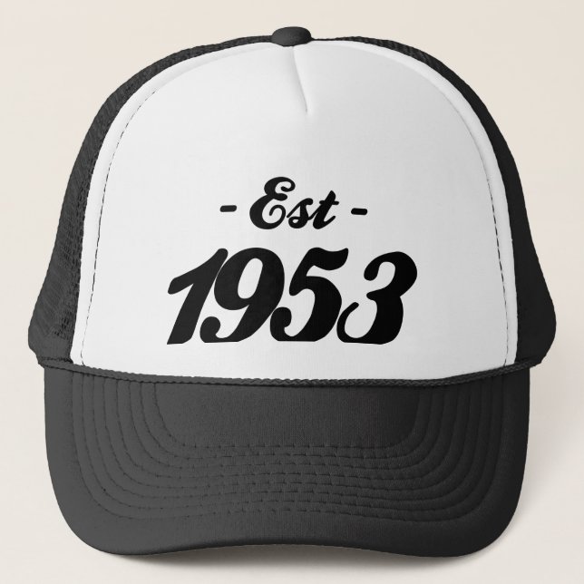 Casquette établi 1953 - anniversaire (Devant)