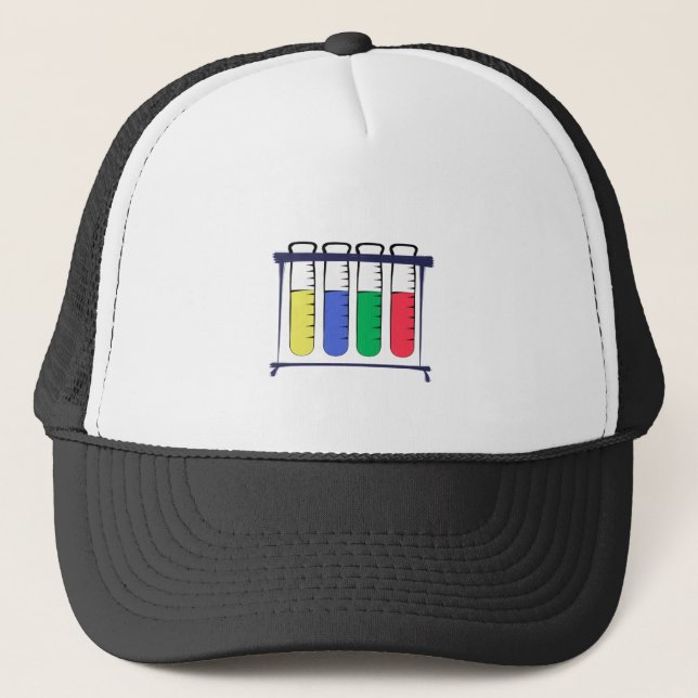 Casquette Étagère de tube d'essai (Devant)