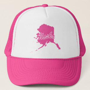 Casquette État De L'Alaska Forme Trucker Chapeau