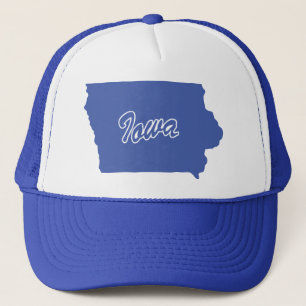 Casquette État De L'Iowa Forme Trucker Chapeau