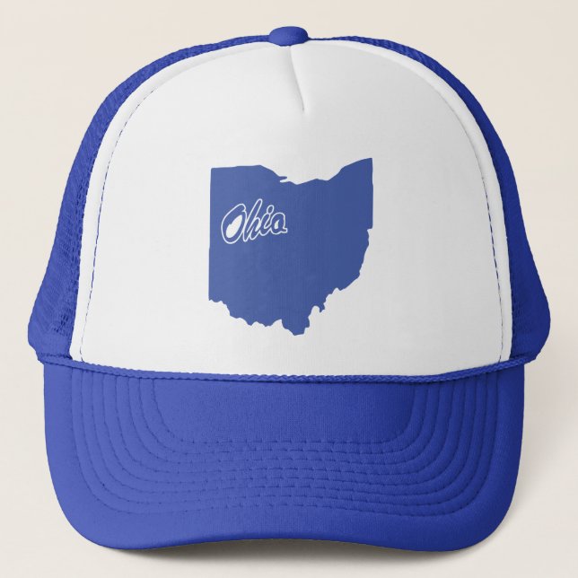 Casquette État De L'Ohio Forme Trucker Chapeau (Devant)