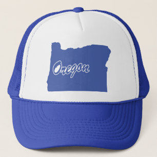 Casquette État De L'Oregon Forme Trucker Chapeau