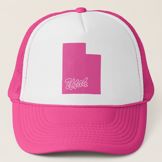 Casquette État Du Chapeau Du Camion De Forme Utah (Devant)