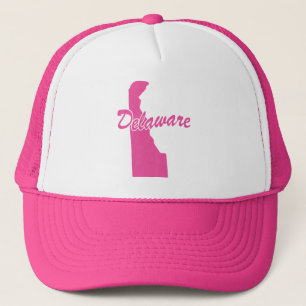 Casquette État du Delaware Shape Trucker Chapeau