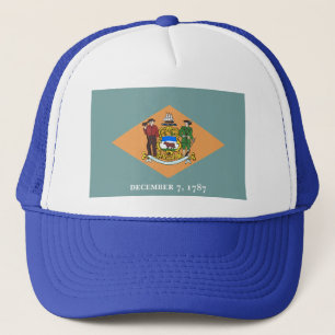 Casquette État du drapeau du Delaware