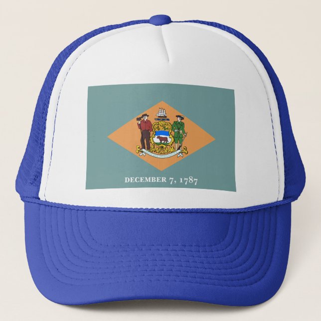 Casquette État du drapeau du Delaware (Devant)