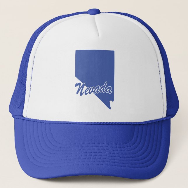 Casquette État Du Nevada Forme Trucker Chapeau (Devant)