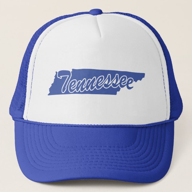 Casquette État Du Tennessee Forme Trucker Chapeau (Devant)