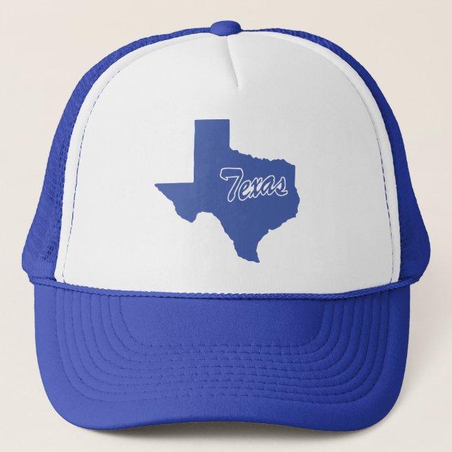 Casquette État Du Texas Forme Trucker Chapeau (Devant)