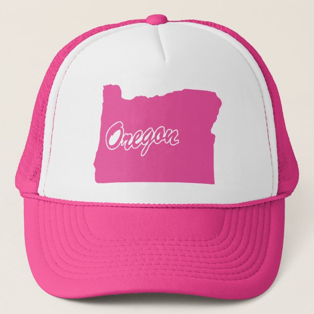 Casquette État rose Oregon (Devant)