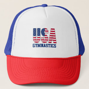 Casquette Etats-Unis avec drapeau américain Gymnastique Spor