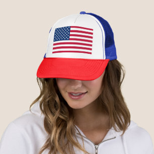 Casquette États-Unis Drapeau américain étoiles et rayures