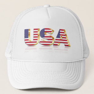 Casquette États-Unis Drapeau Trucker Chapeau États-Unis d'Am