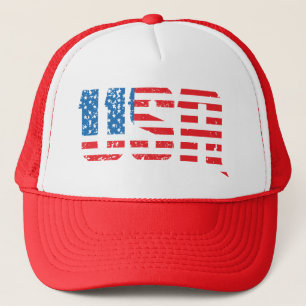 Casquette États-Unis en détresse avec un vieil arrière - pla