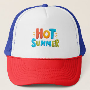 Casquette Été chaud - Timbre saison chaude