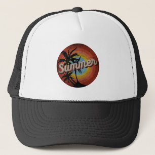 CASQUETTE ÉTÉ VACANCES VINTAGES TRUCKER HAT