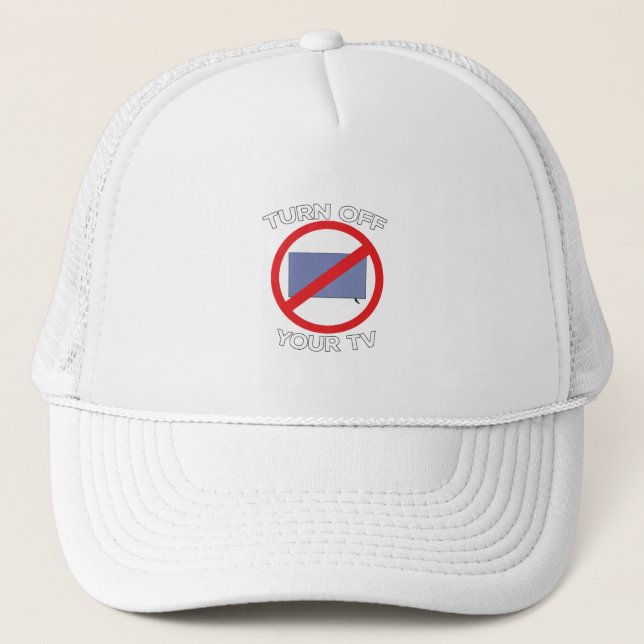 Casquette Éteins Ta Télévision (Devant)