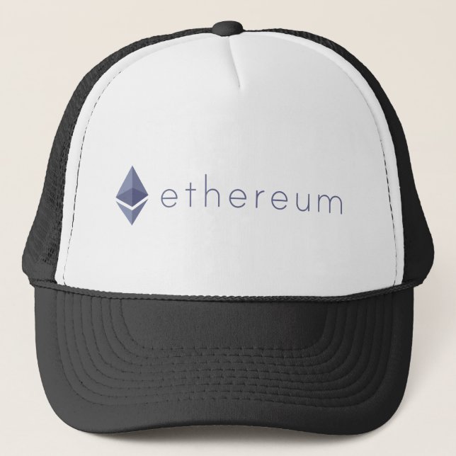 Casquette Ethereum Image complète - Chapeau de camion (Devant)