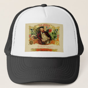 Casquette Étiquette antique de cigare le JUGE (L6)