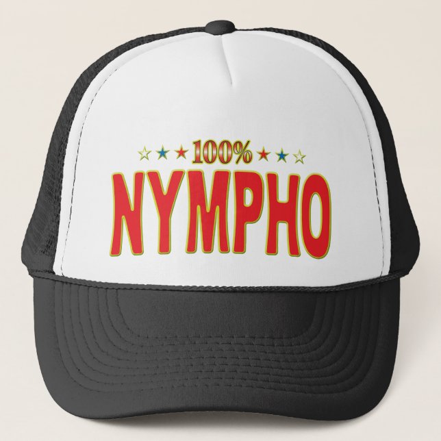 Casquette Étiquette d'étoile de nympho (Devant)