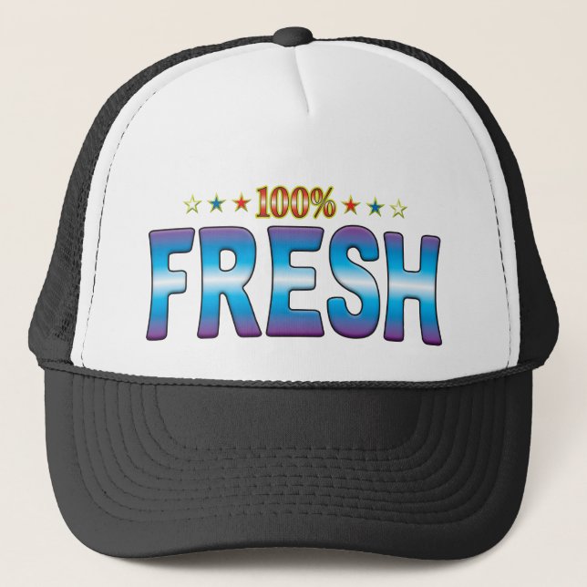 Casquette Étiquette fraîche v2 d'étoile (Devant)