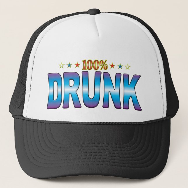 Casquette Étiquette ivre v2 d'étoile (Devant)