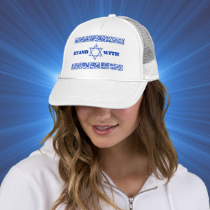 Casquette Etoile bleue et blanche de David Stand avec Casque