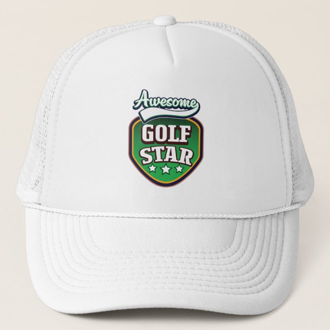 Casquette Étoile de golf géniale  (Devant)