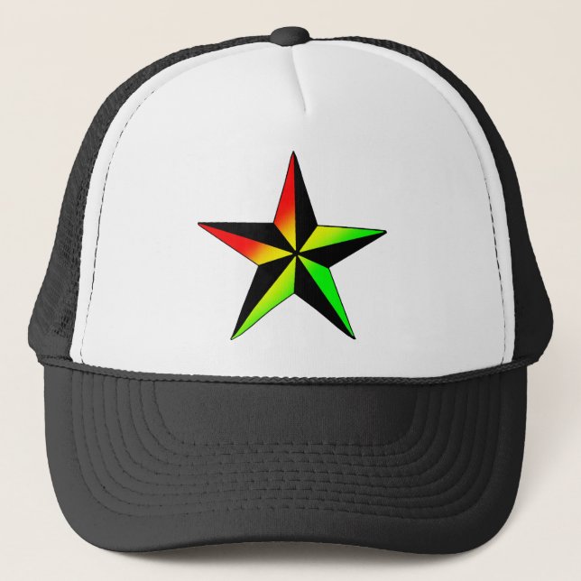 Casquette Étoile de Rasta (Devant)
