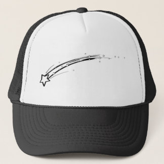 Casquette Étoile de tir noire et blanche