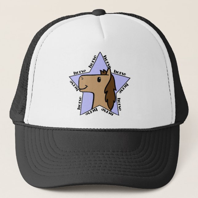 Casquette Étoile du cheval (Devant)