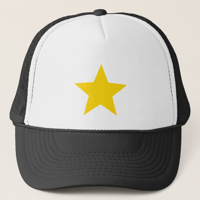 Casquette Étoile jaune d'or (Devant)