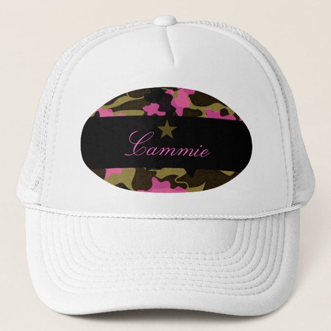 CASQUETTE ÉTOILE ROSE DE 311 CAMO (Devant)
