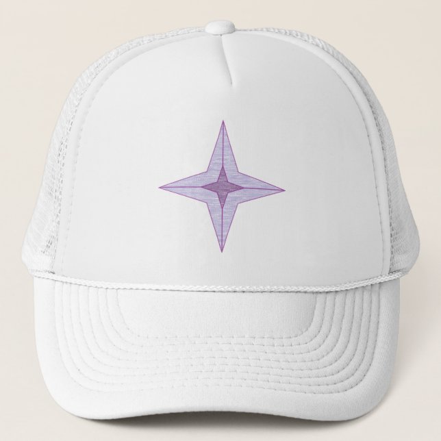 Casquette Étoile violette (Devant)